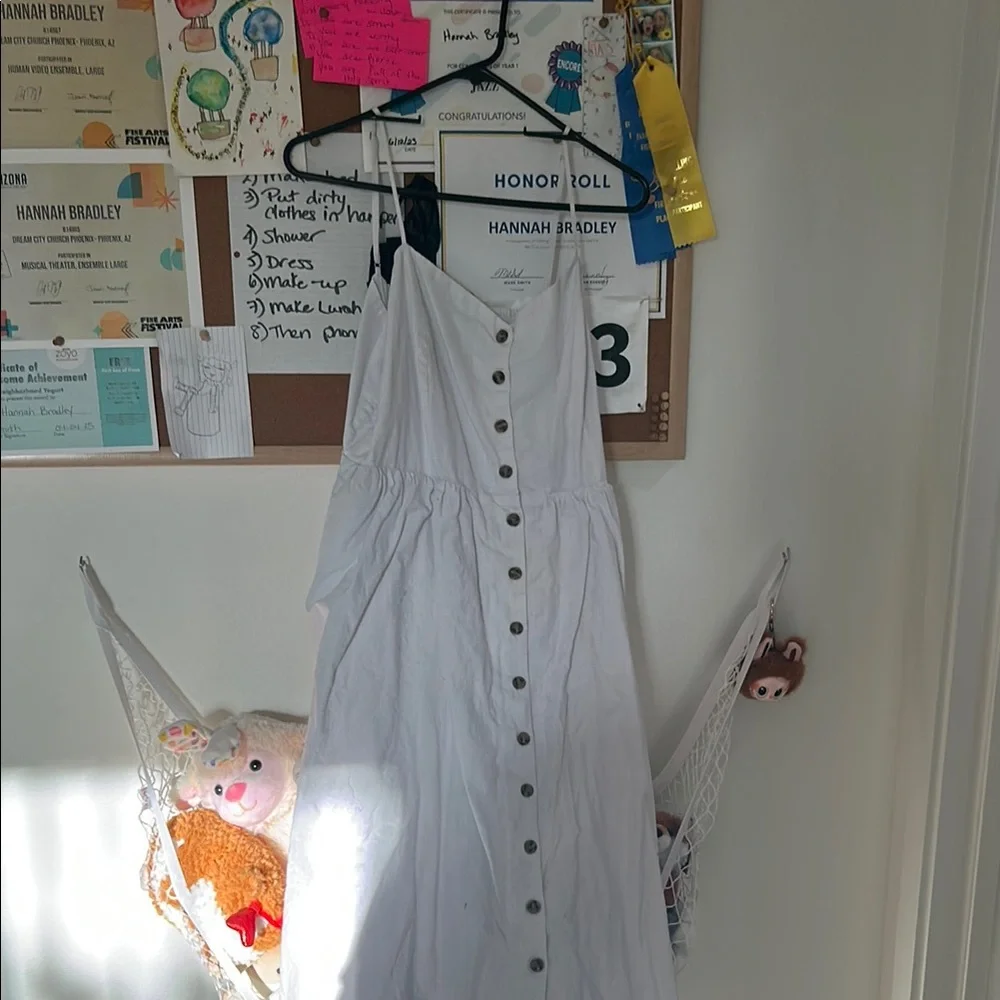 H&M White Button-Down Dress - Picture 3 of 3